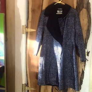 SPORTMAX (MaxMara) Made in Italy Virgin Wool and Mohair Full Length Coat 8 EUC